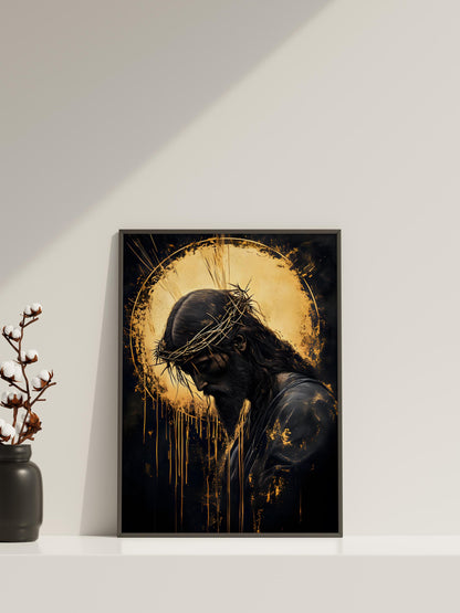 Jesus Leinwand-Wandkunst, Jesus Weihnachtsgeschenk, Jesus Wandkunst, Jesus Drucke, Jesus Poster, Weihnachtliche Wandkunst, Jesus Christus Drucke