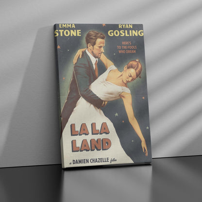 La La Land Filmplakat - Atemberaubende Kinokunst Leinwand