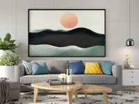 Georgia O'Keeffe Canvas Wall Art, Georgia O'Keeffe Sunset, Long Island Canvas Print, Sunset Canvas Art, Canvas Print Art, Famous Wall Art
