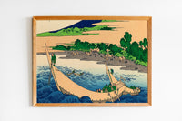 Hokusai Ukiyo-e Leinwand-Dekor Meisterwerke: Ozeanszenen & Provinziallandschaften
