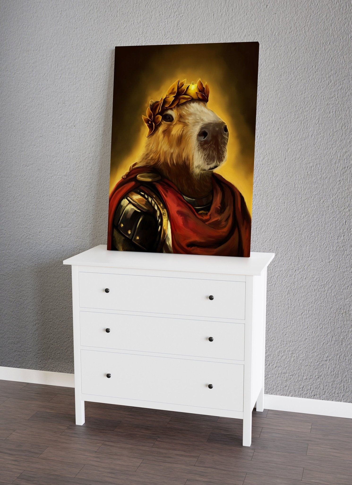 Caesar Capybara Canvas Art - Canvasworkshop