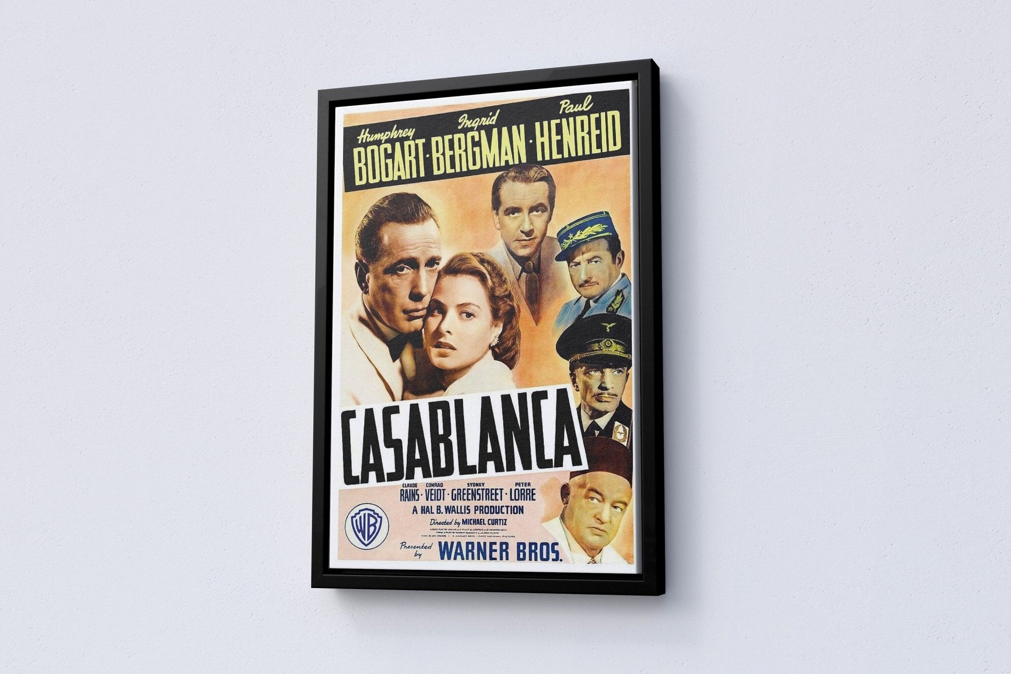 Casablanca Movie Canvas Poster - Canvasworkshop