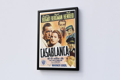 Casablanca Movie Canvas Poster - Canvasworkshop