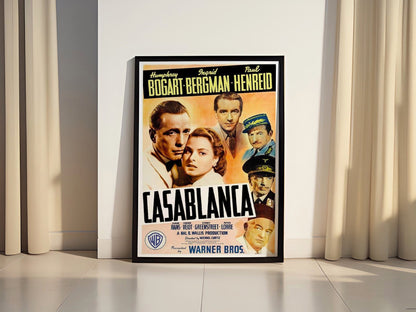 Casablanca Movie Canvas Poster - Canvasworkshop