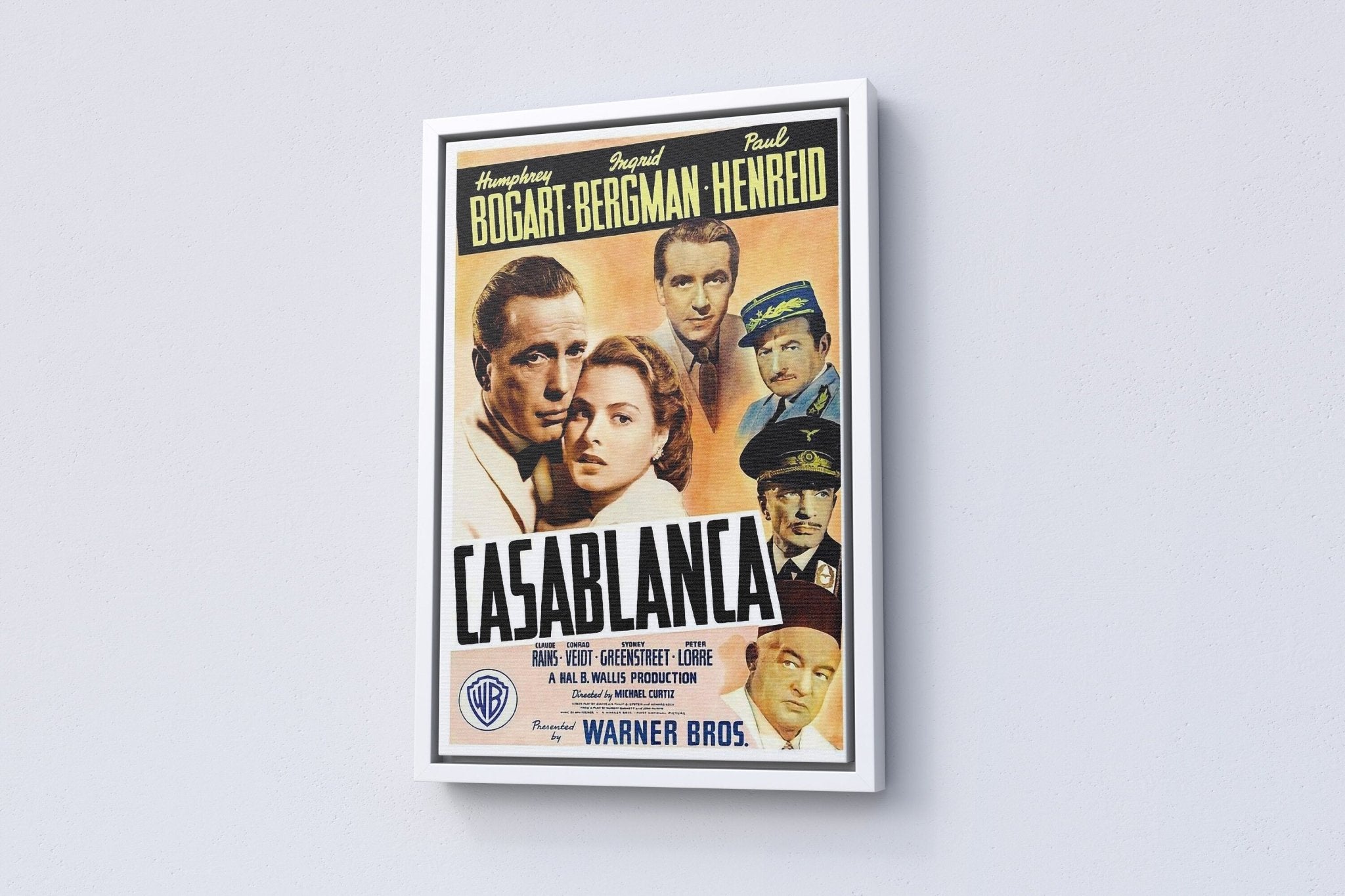 Casablanca Movie Canvas Poster - Canvasworkshop