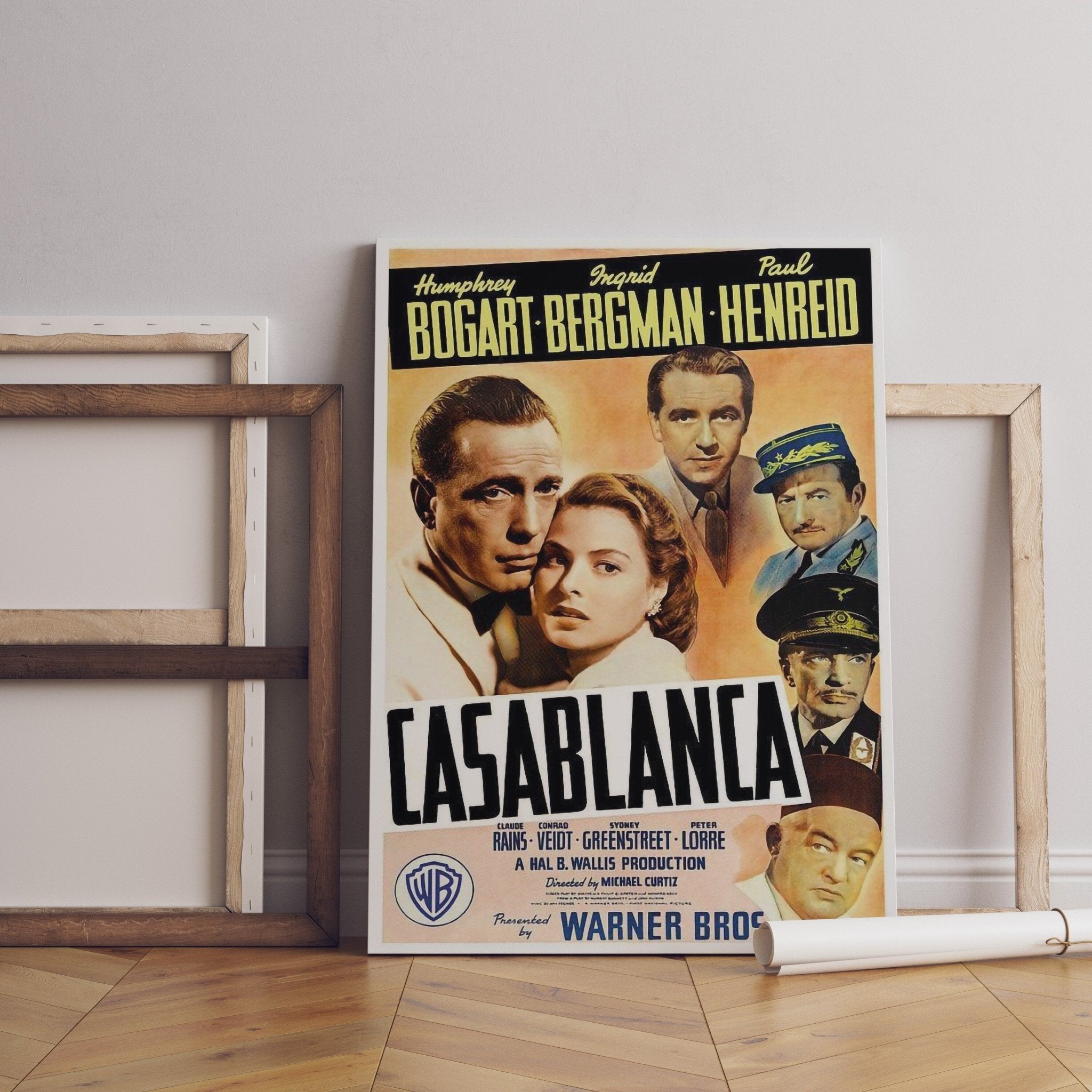 Casablanca Movie Canvas Poster - Canvasworkshop
