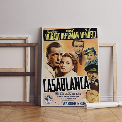 Casablanca Movie Canvas Poster - Canvasworkshop