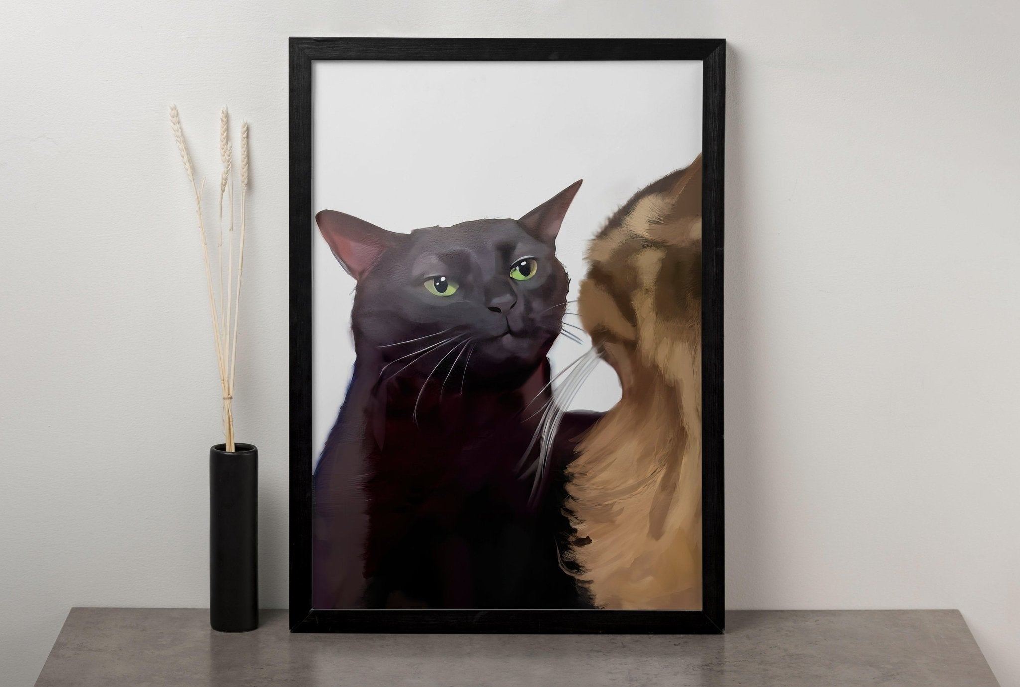 Cat Canvas Wall Art - Canvasworkshop