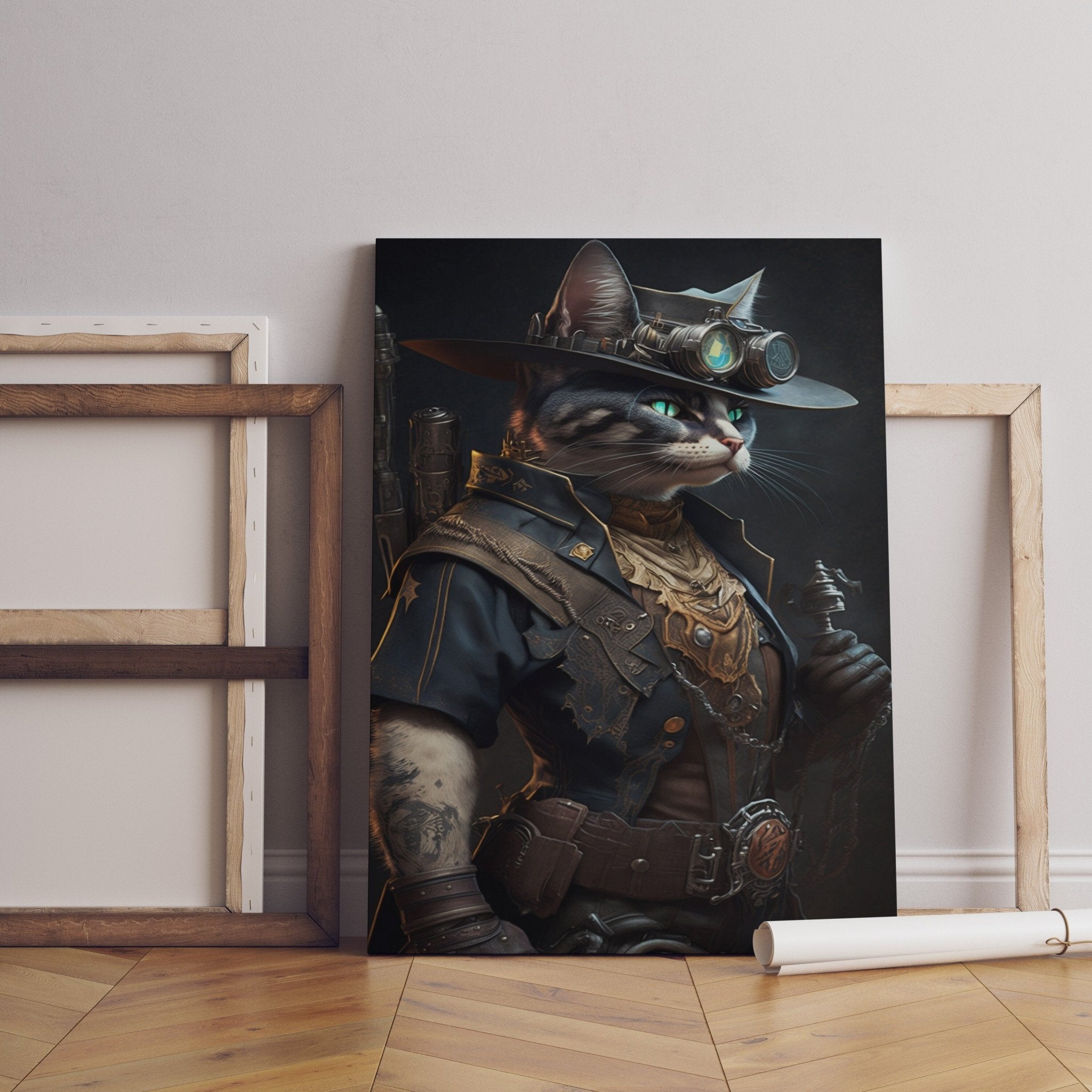 Cat Serial Canvas Poster - Canvasworkshop
