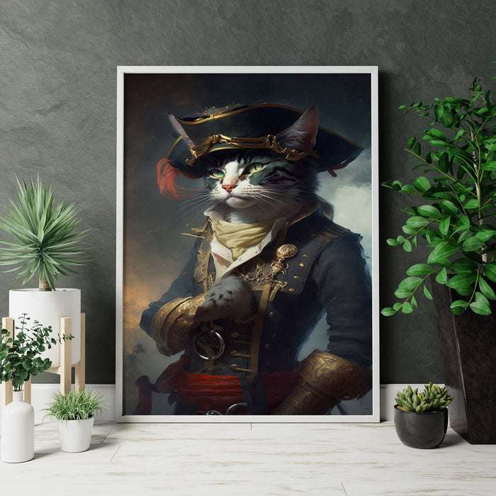 Katzen-Serien-Leinwandposter-Kunst