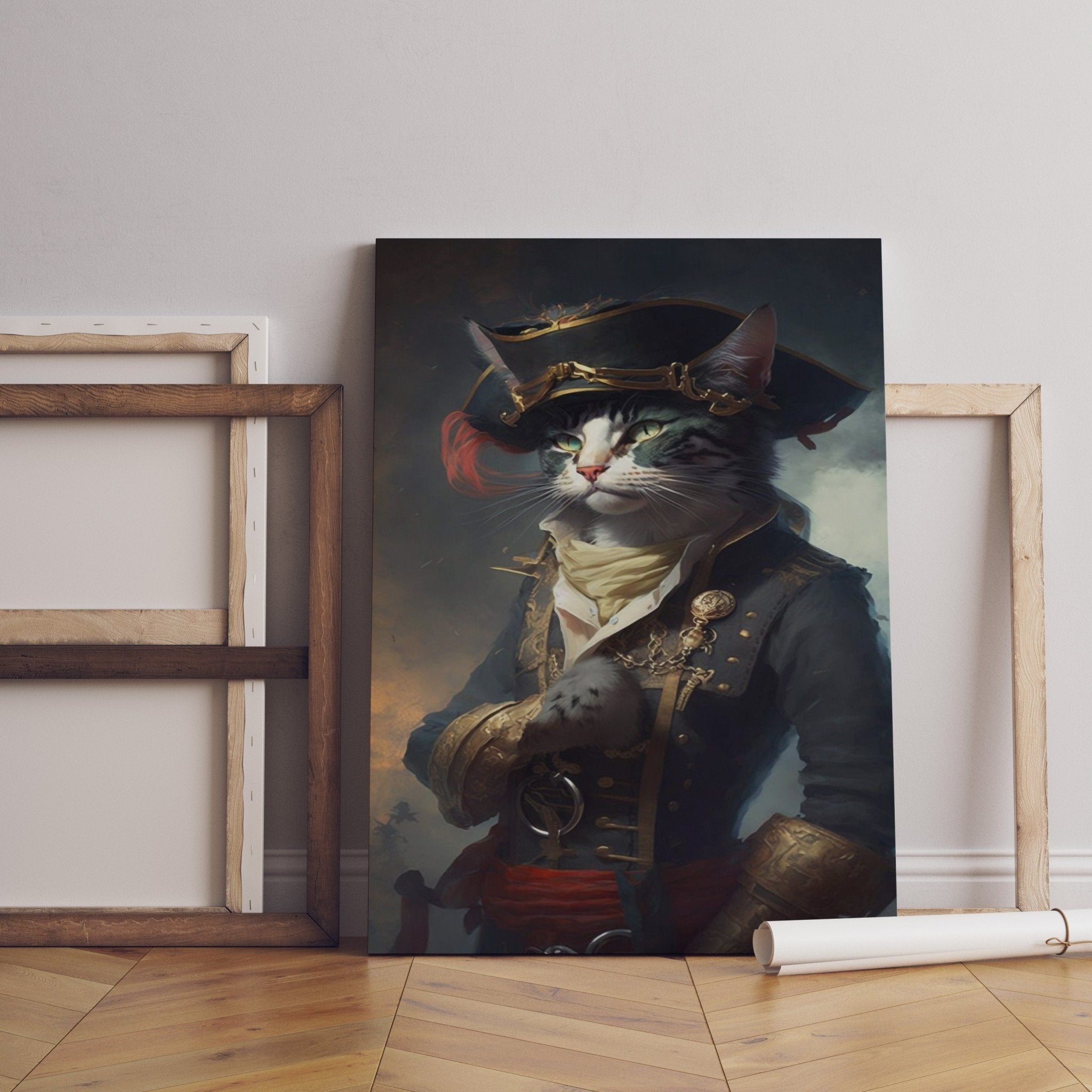 Cat Serial Canvas Poster Art - Canvasworkshop