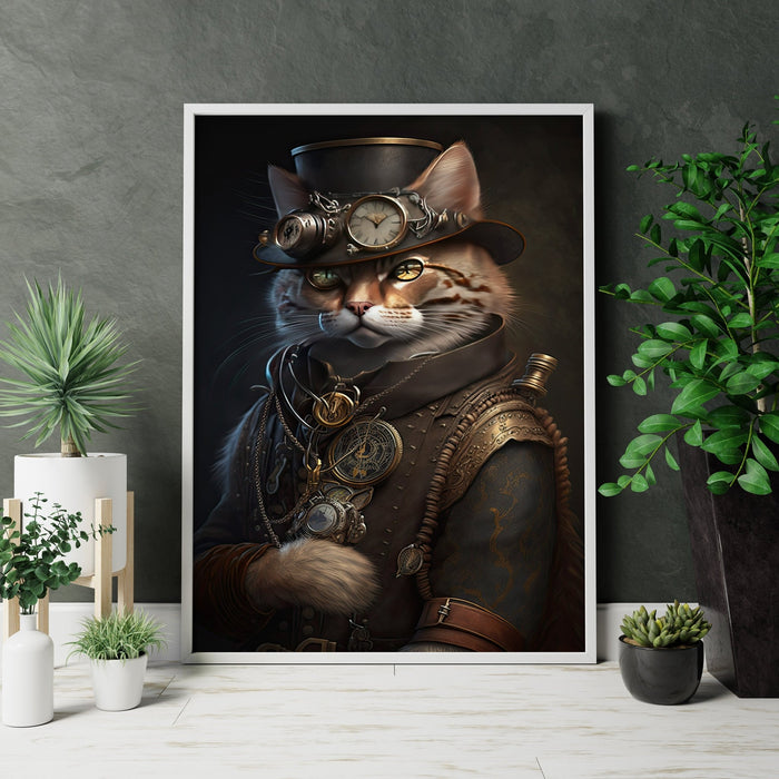 Katzen-Serien-Leinwanddruck