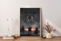 Gaming-Leinwandbilder, Armored Core Leinwand-Wanddeko, Gaming-Poster, Geschenk für Gamer, Dark Souls Poster, Dishonored Poster