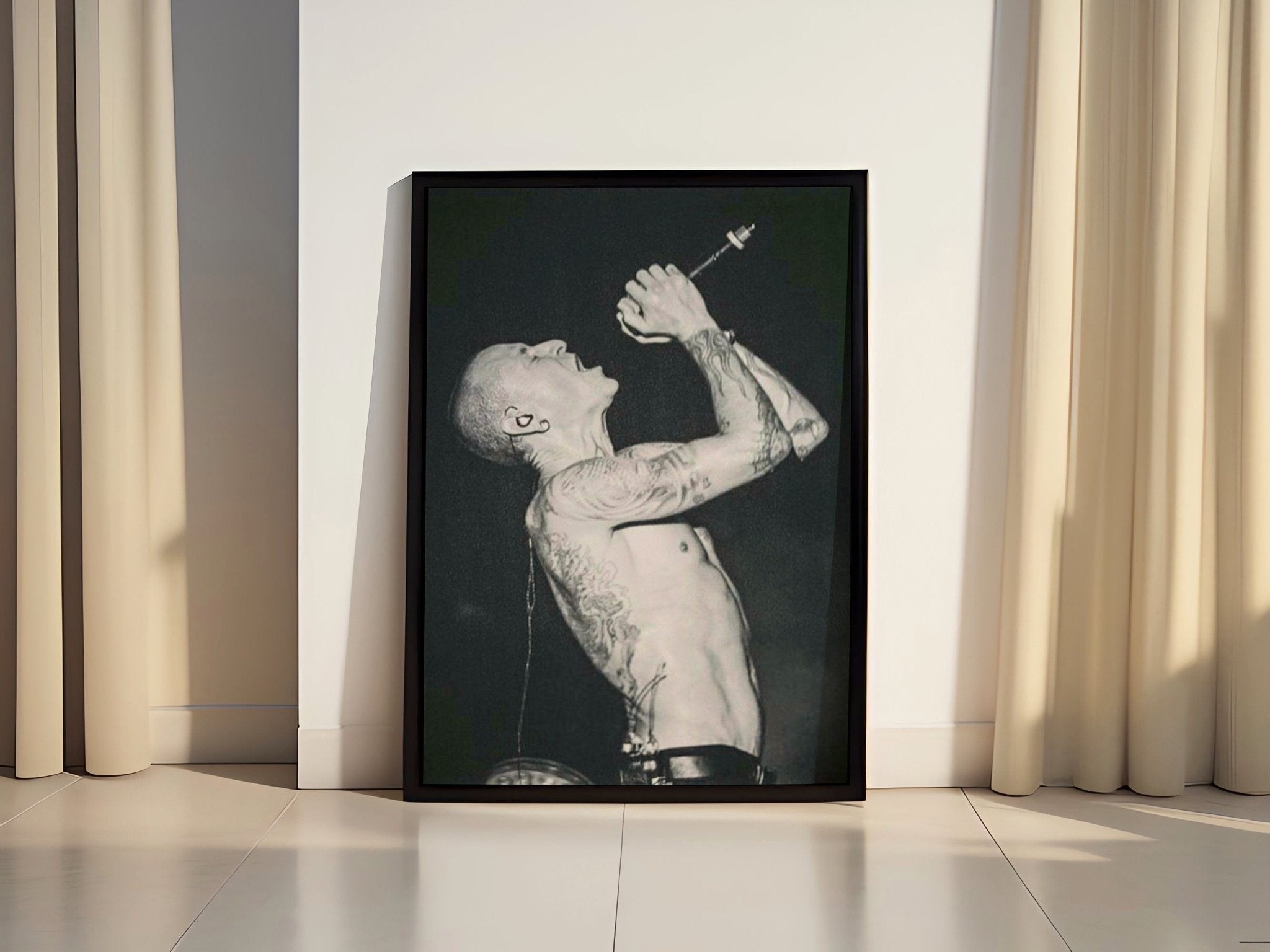 Chester Bennington Canvas Poster - Canvasworkshop