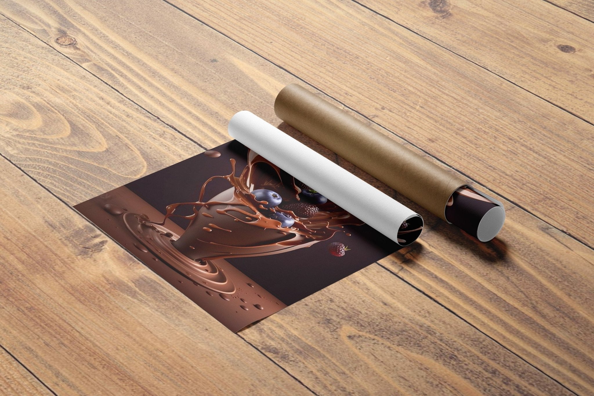 Chocolate Canvas Wall Poster - Canvasworkshop