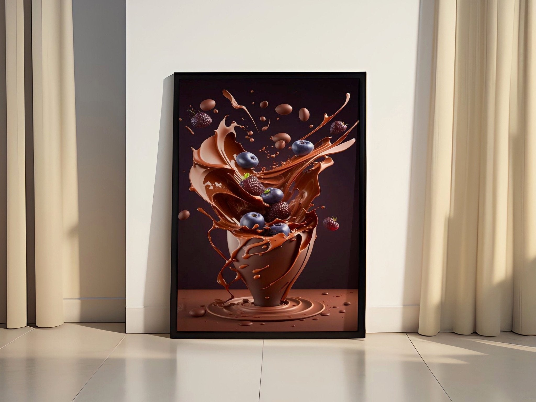 Chocolate Canvas Wall Poster - Canvasworkshop