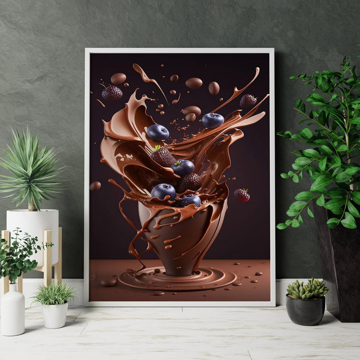 Chocolate Canvas Wall Canvas Poster