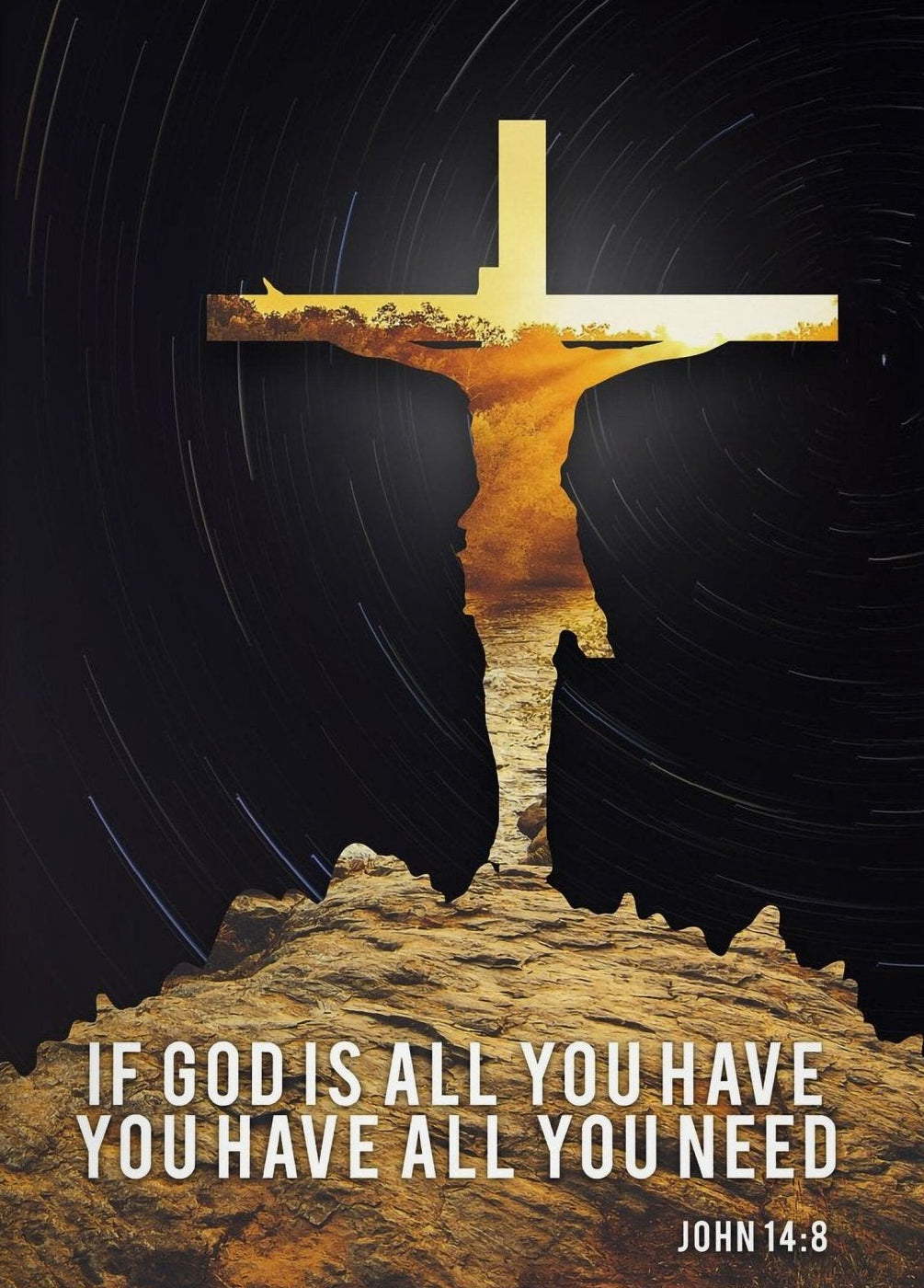 If God Is All You Have Christian Canvas Wall Art