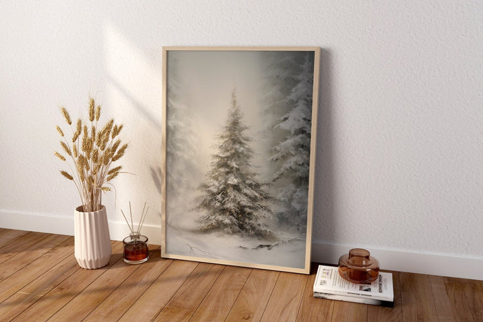 Christmas Tree Canvas Wall Art