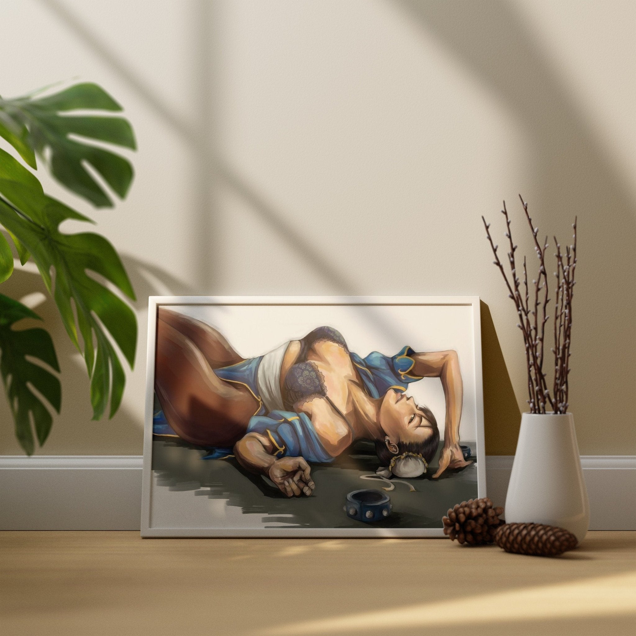 Chun Li Canvas Wall Art - Canvasworkshop