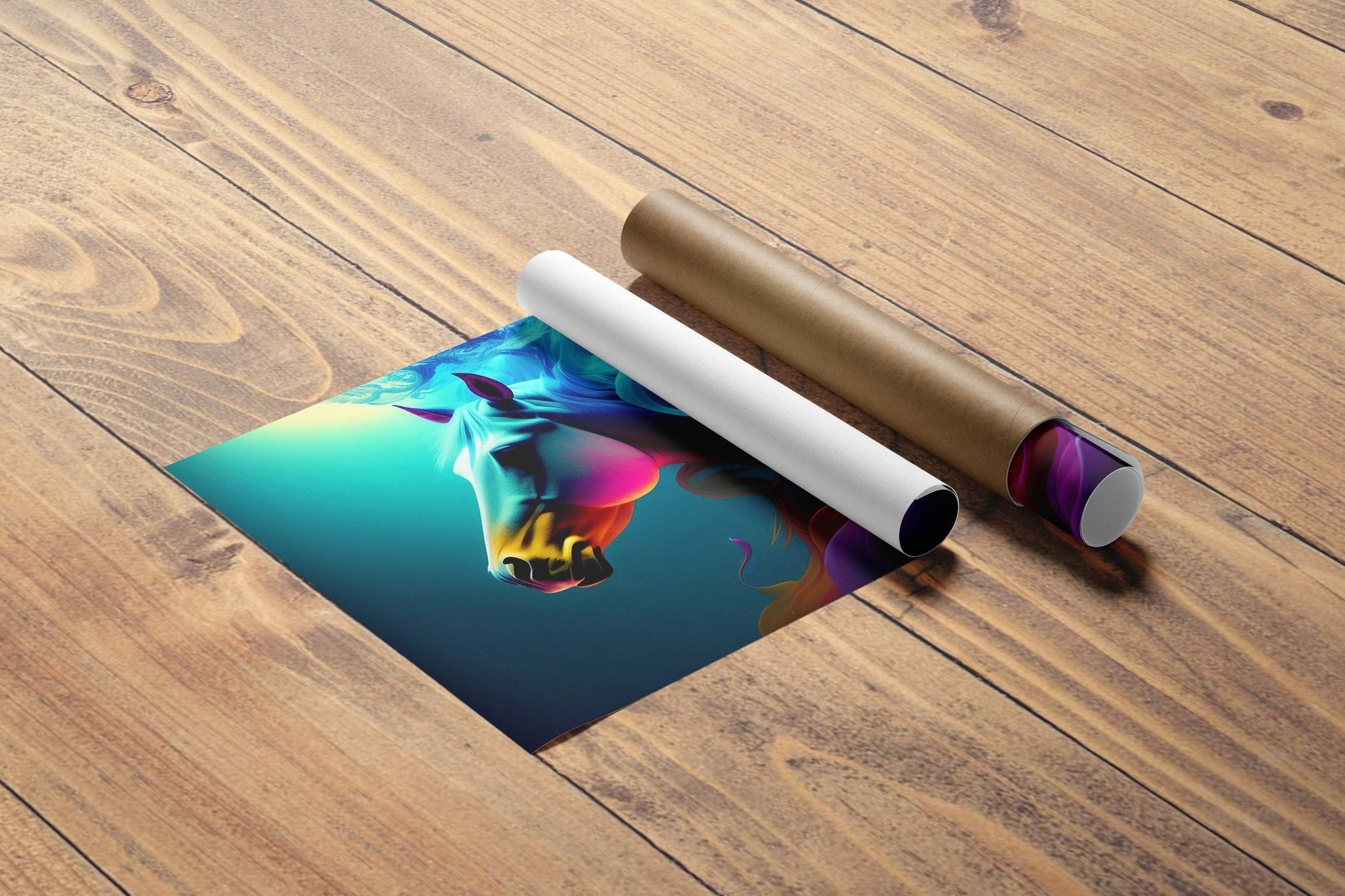 Colourful Horse Canvas Wall Art - Canvasworkshop