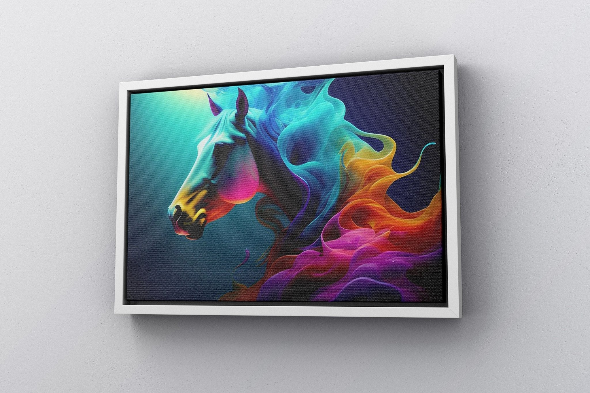 Colourful Horse Canvas Wall Art - Canvasworkshop