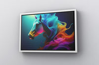 Colourful Horse Canvas Wall Art - Canvasworkshop