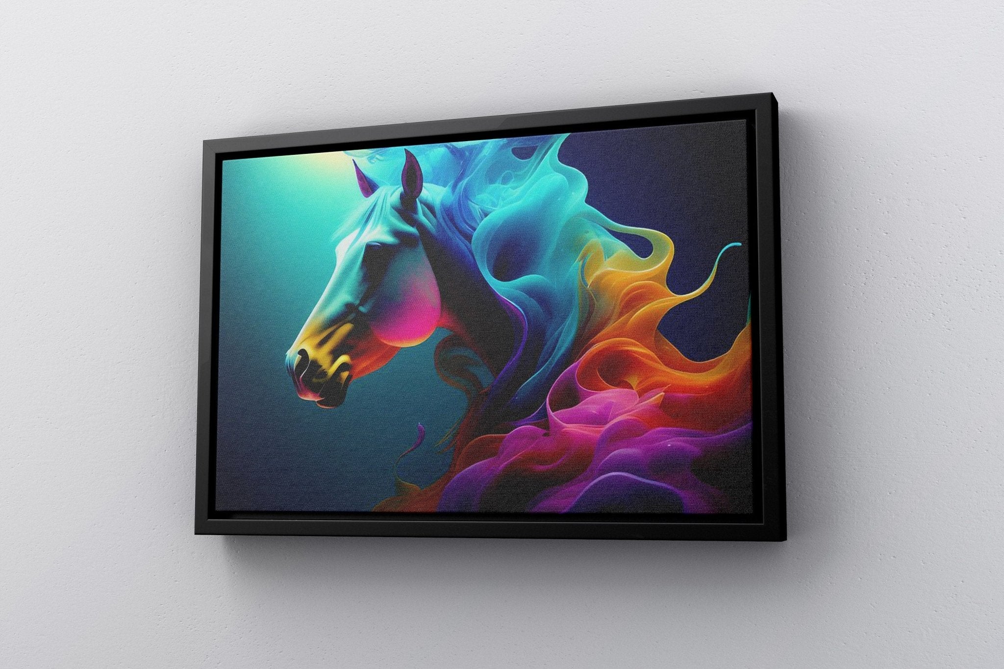 Colourful Horse Canvas Wall Art - Canvasworkshop