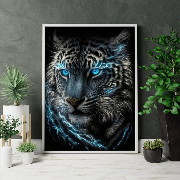 Colourful Lion Canvas Poster