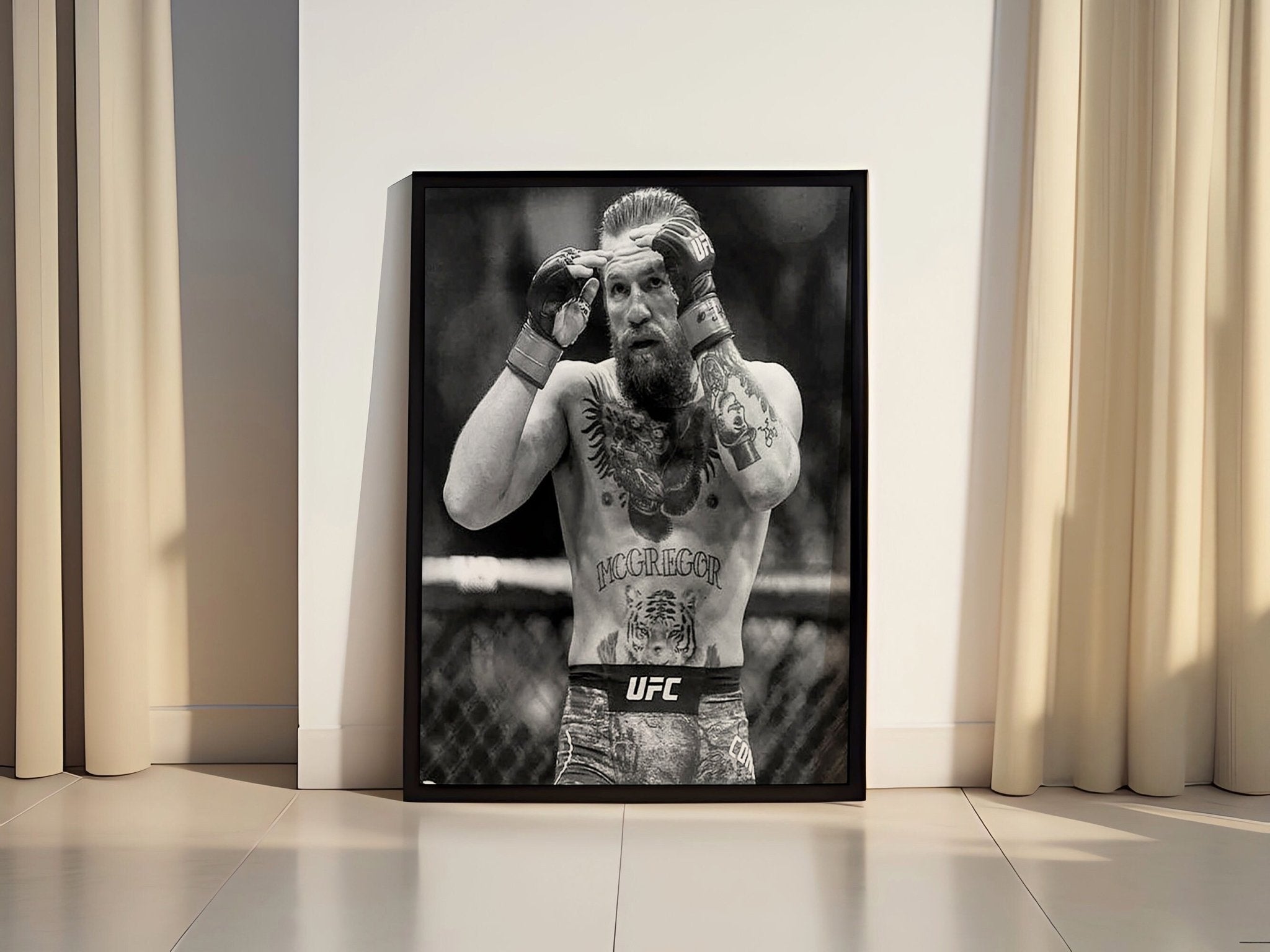 Conor Mcgregor Boxing Poster Canvas - Canvasworkshop