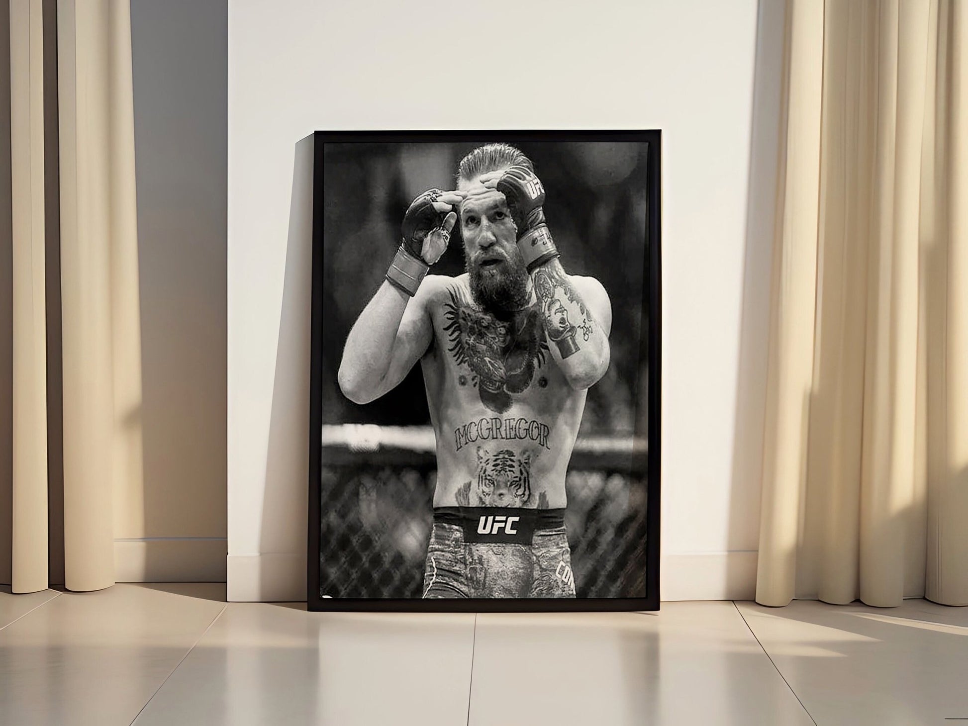 Conor Mcgregor Boxing Poster Canvas - Canvasworkshop