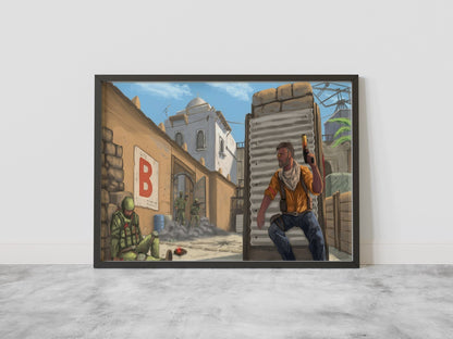 Counter Strike Global Offensive Canvas Decor - Canvasworkshop