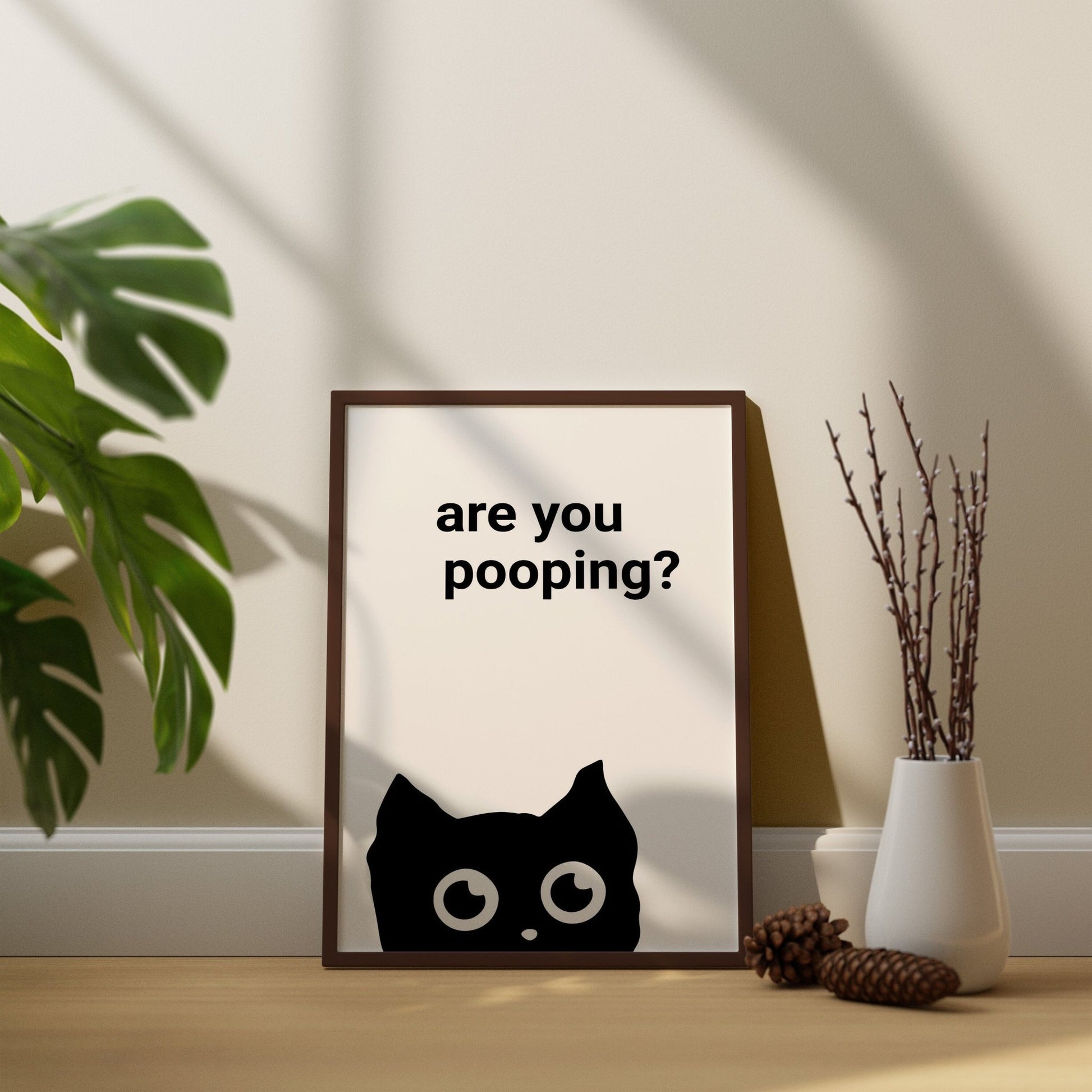 Cute Cat Canvas Wall Art - Canvasworkshop