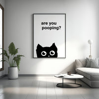 Cute Cat Canvas Wall Art - Canvasworkshop