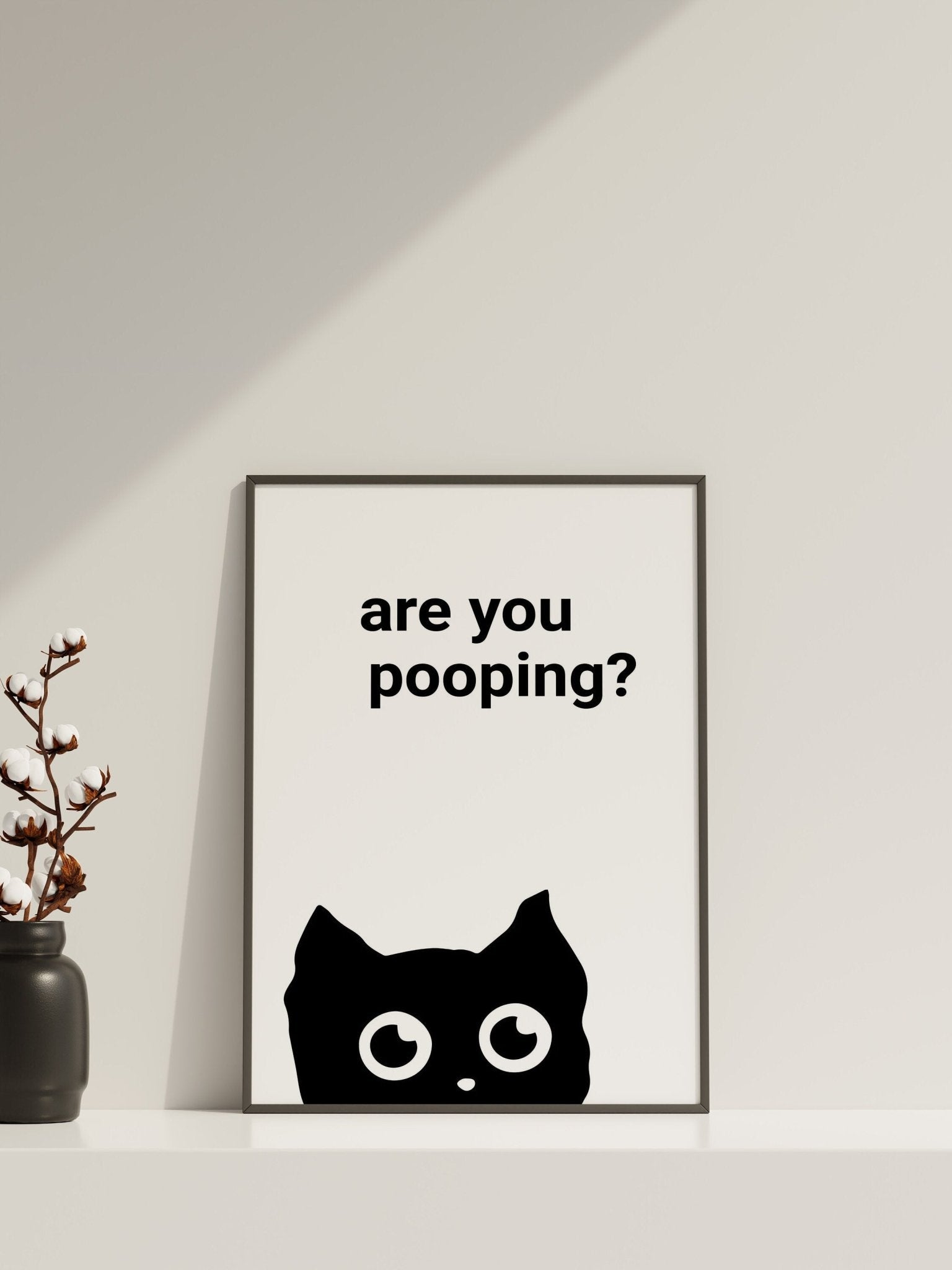 Cute Cat Canvas Wall Art - Canvasworkshop