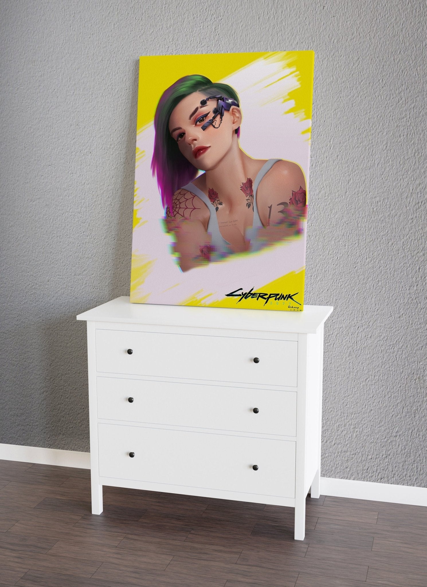 Cyberpunk 2077 Canvas Wall Art - Canvasworkshop