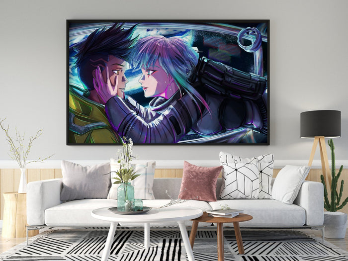 Cyberpunk Edgerunners Leinwand-Wandkunst
