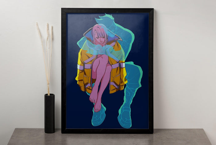 Cyberpunk Edgerunners David Lucy Leinwandposter