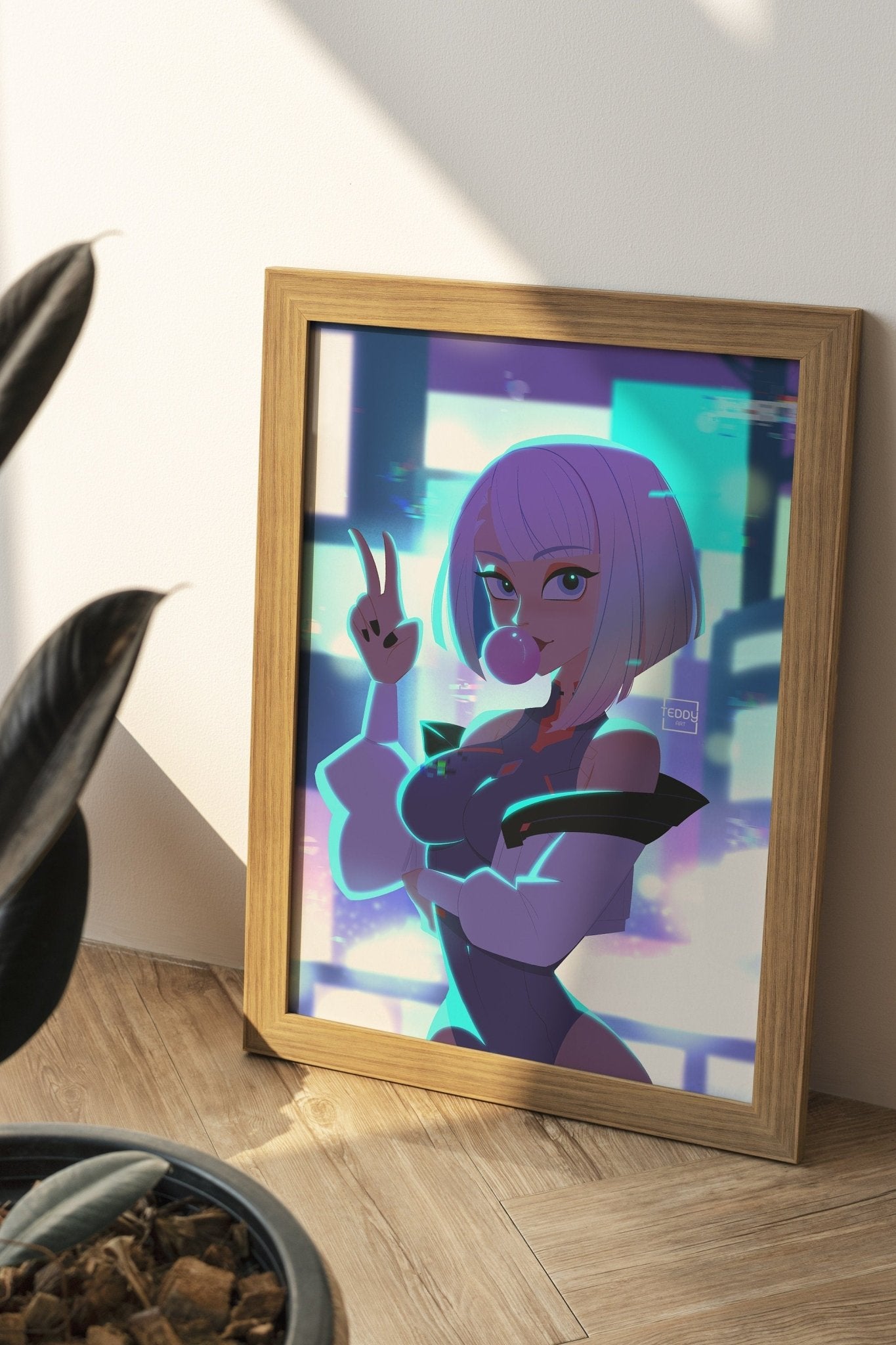 Cyberpunk Edgerunners Lucy Canvas Art - Canvasworkshop