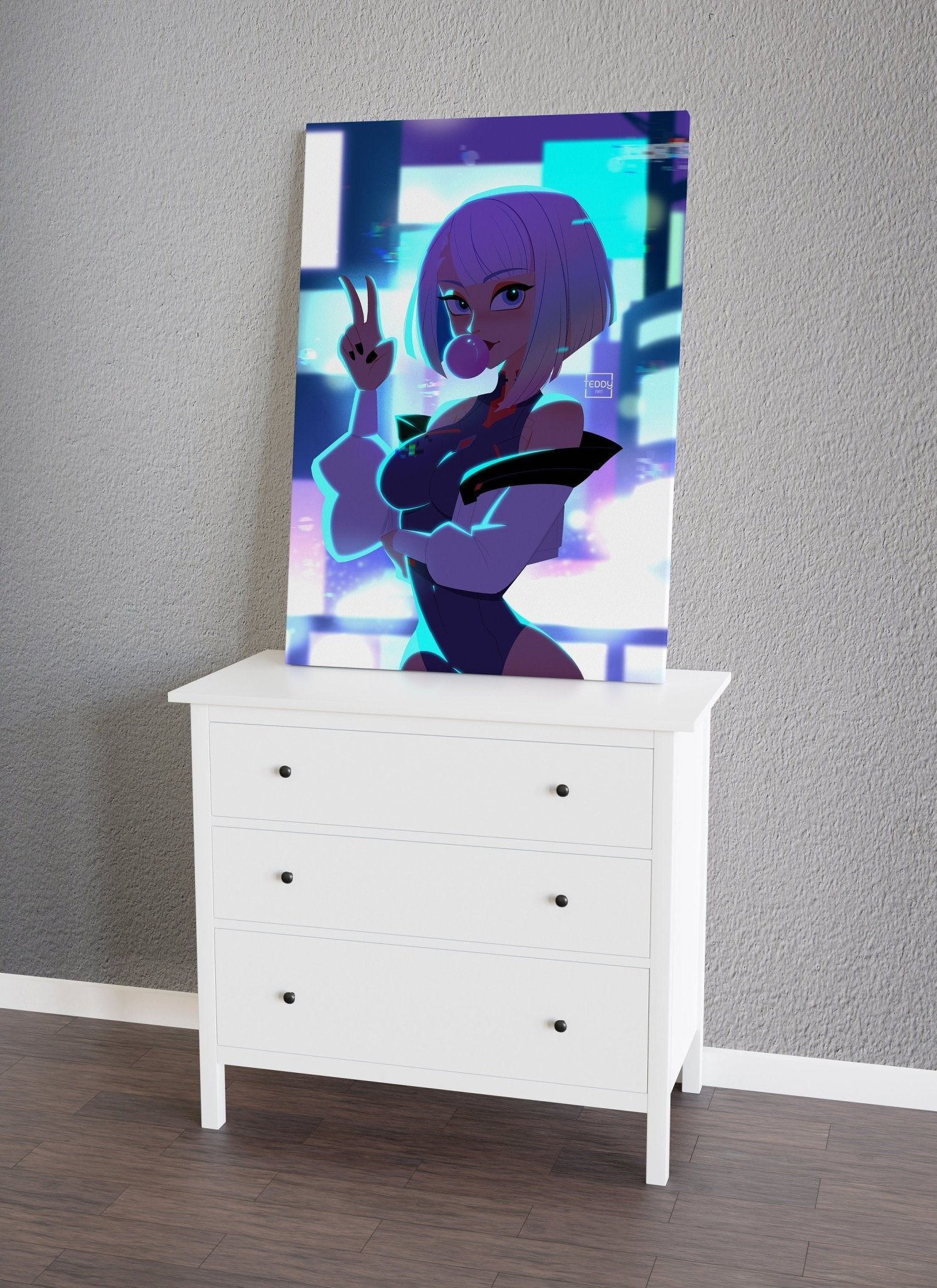 Cyberpunk Edgerunners Lucy Canvas Art - Canvasworkshop