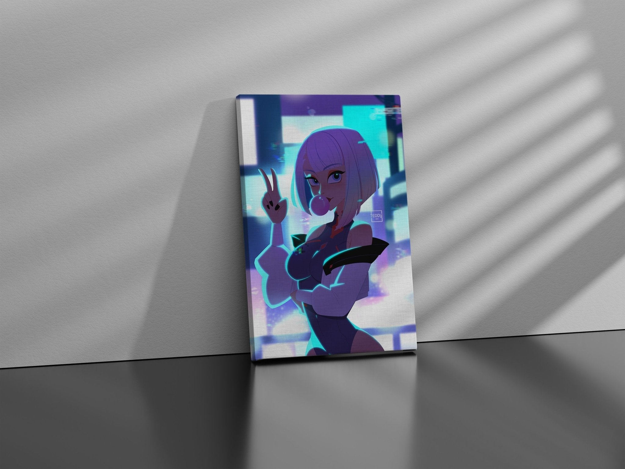 Cyberpunk Edgerunners Lucy Canvas Art - Canvasworkshop