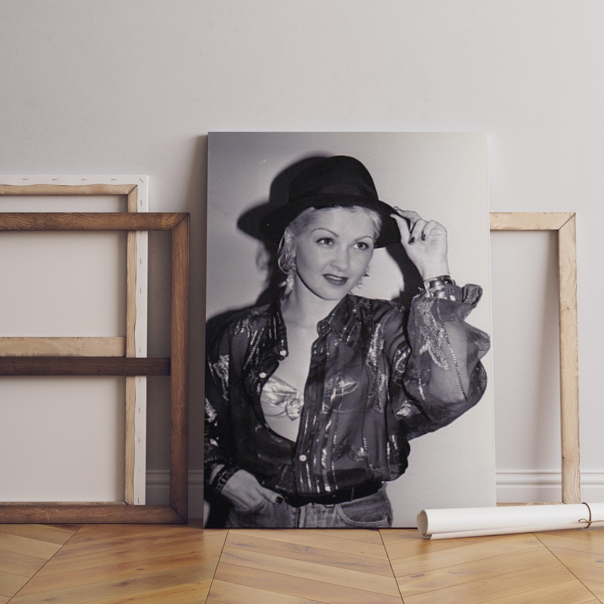 Cyndi Lauper Canvas Poster - Canvasworkshop