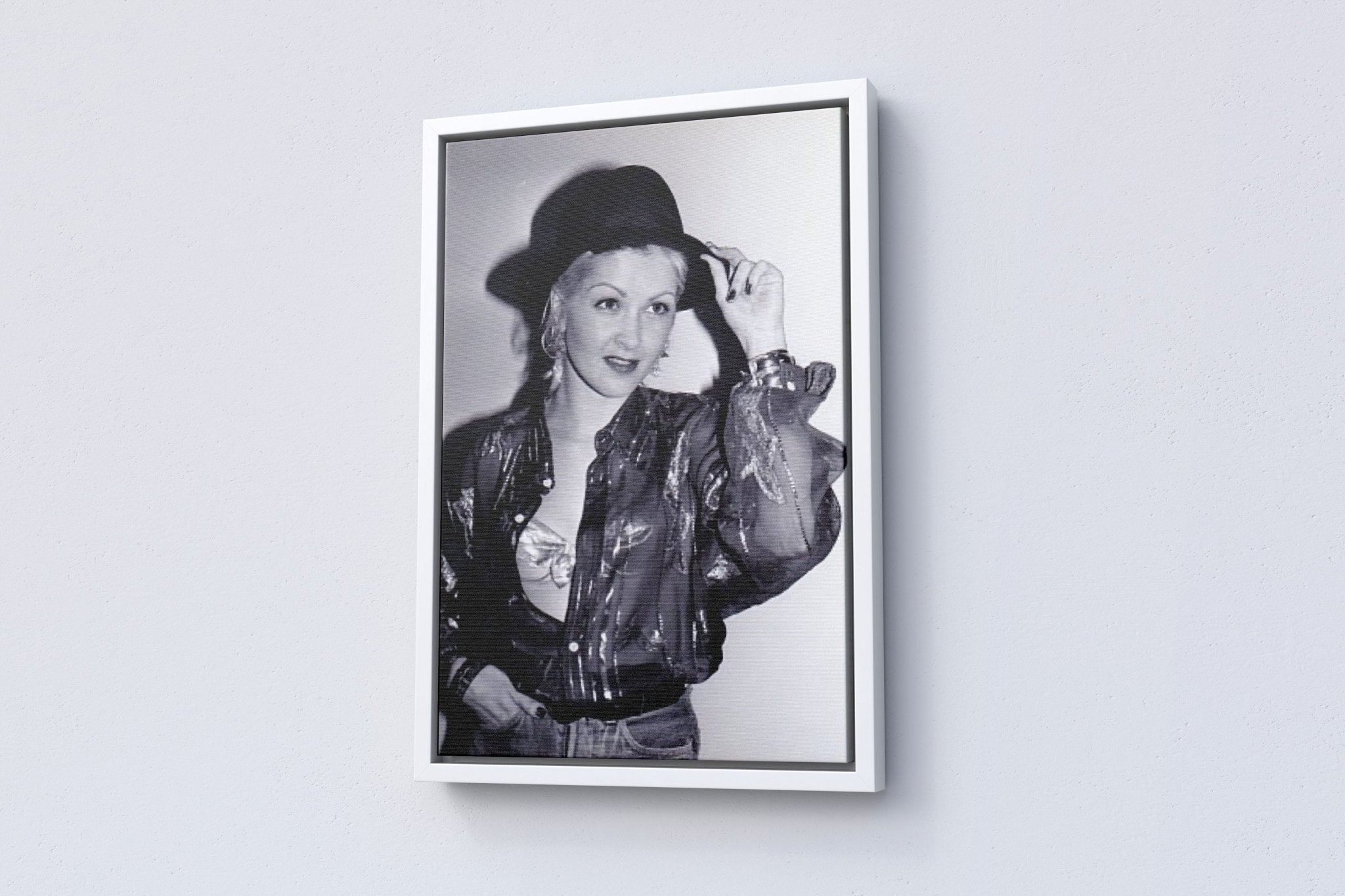 Cyndi Lauper Canvas Poster - Canvasworkshop