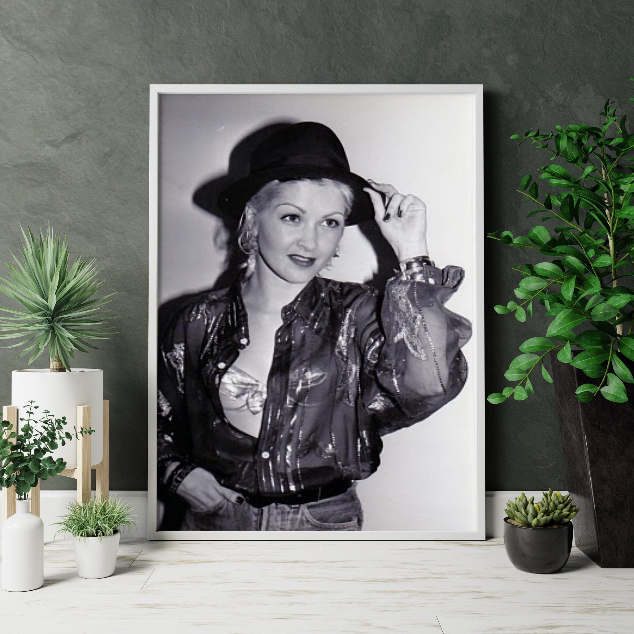 Cyndi Lauper Canvas Poster - Canvasworkshop