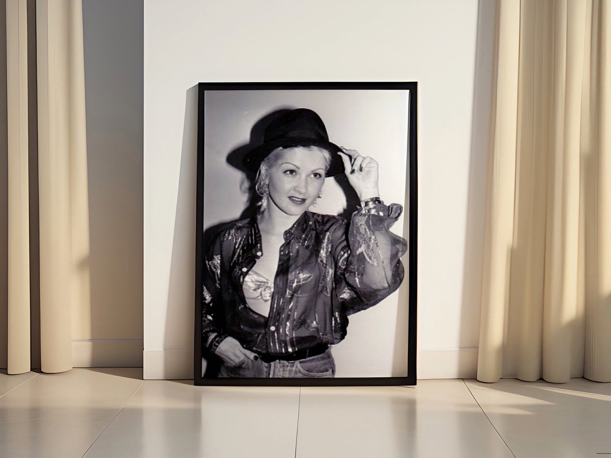 Cyndi Lauper Canvas Poster - Canvasworkshop