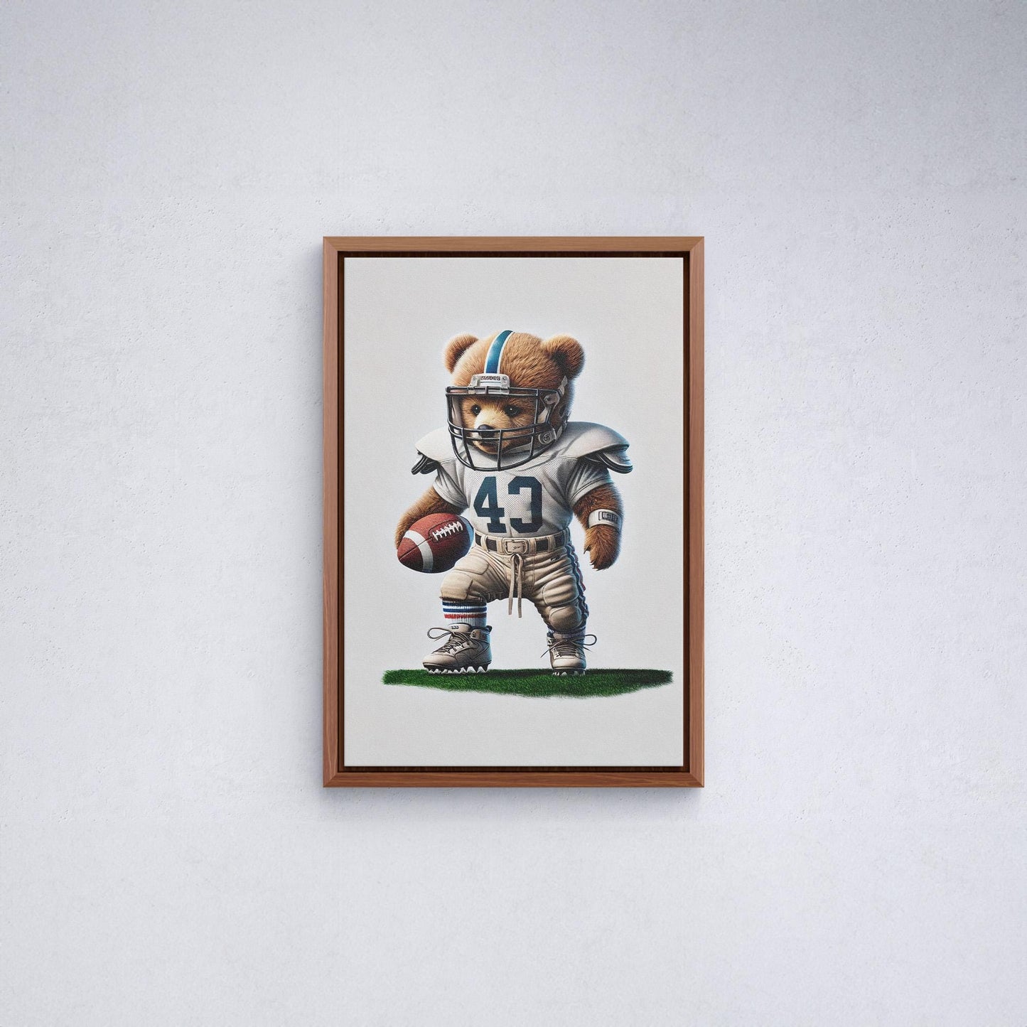 Ikonische Baby-Bär-Leinwand – Realistische & Stilvolle und Verspielte Wanddekoration
