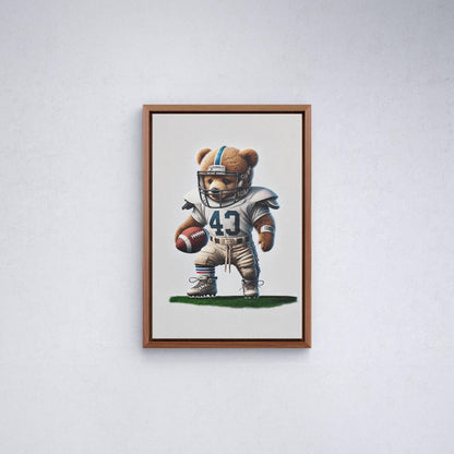 Ikonische Baby-Bär-Leinwand – Realistische & Stilvolle und Verspielte Wanddekoration