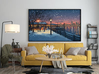 Winter in New York II canvas wall art