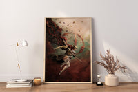 Elden Ring Canvas Wall Art, Malenia Poster, Malenia Wall Art, Elden Ring Canvas Wall Decor, Gaming Poster, Gift For Gamers, Malenia
