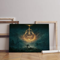 Elden Ring Leinwand Wandkunst, Elden Ring Leinwand Wanddekoration, Gaming Poster, Geschenk für Gamer, Dark Souls Poster, Marika Poster